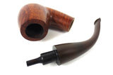 Large Peterson Tobacco Pipe Straight Grain #6, Ireland Republic, Vintage, Curved