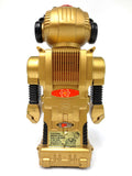 Vintage 1984 Atomic Robot by New Bright, Smokes Talks Walks, Magic Mike Model B