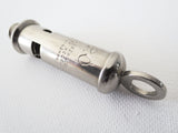 Vintage Police Army Whistle by J. Hudson Barr St Hockley Birmingham England, Nic